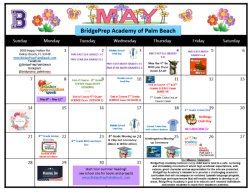 May 2023 Activity Calendar